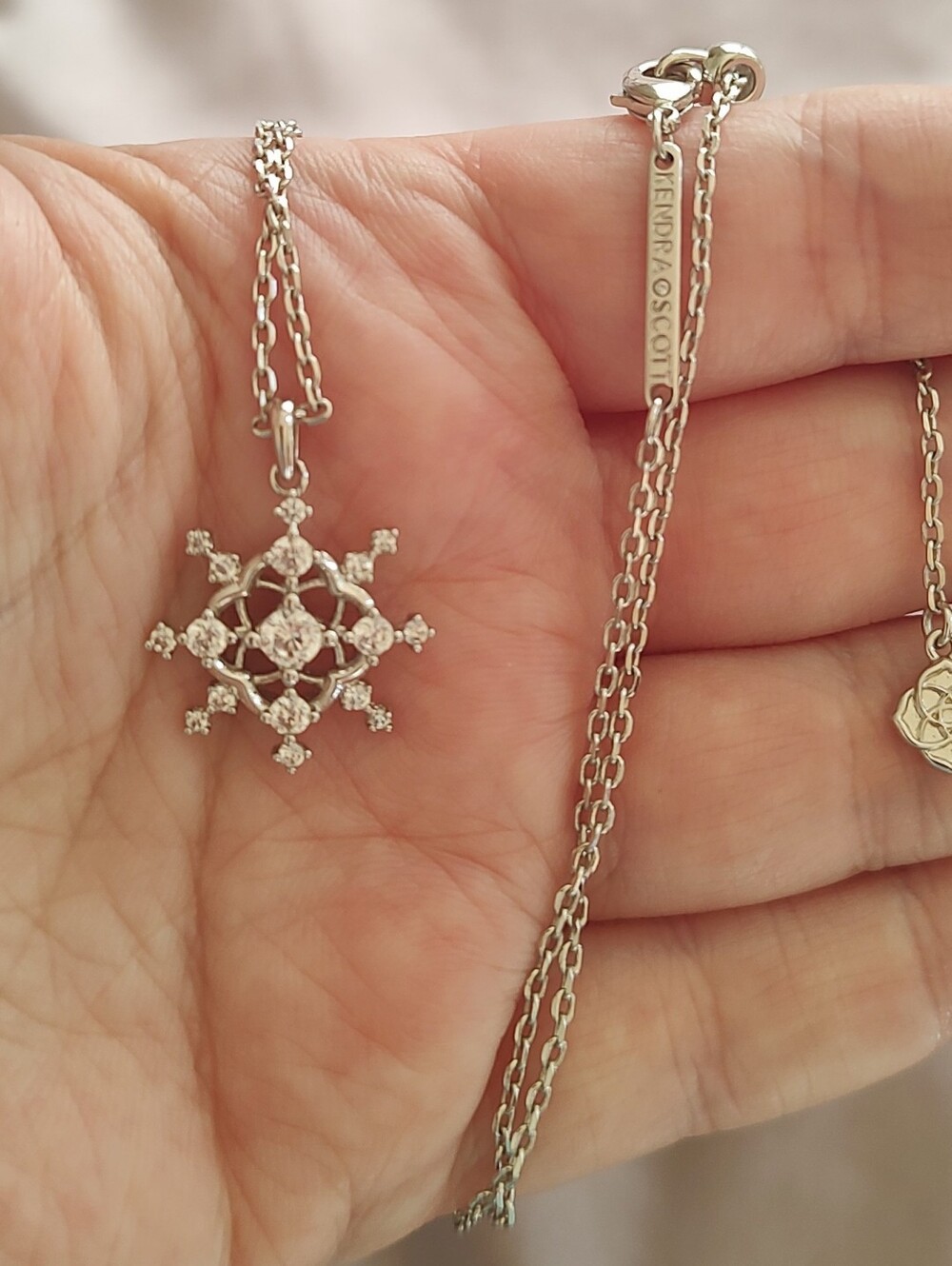 Kendra Scott Snowflake Necklace
